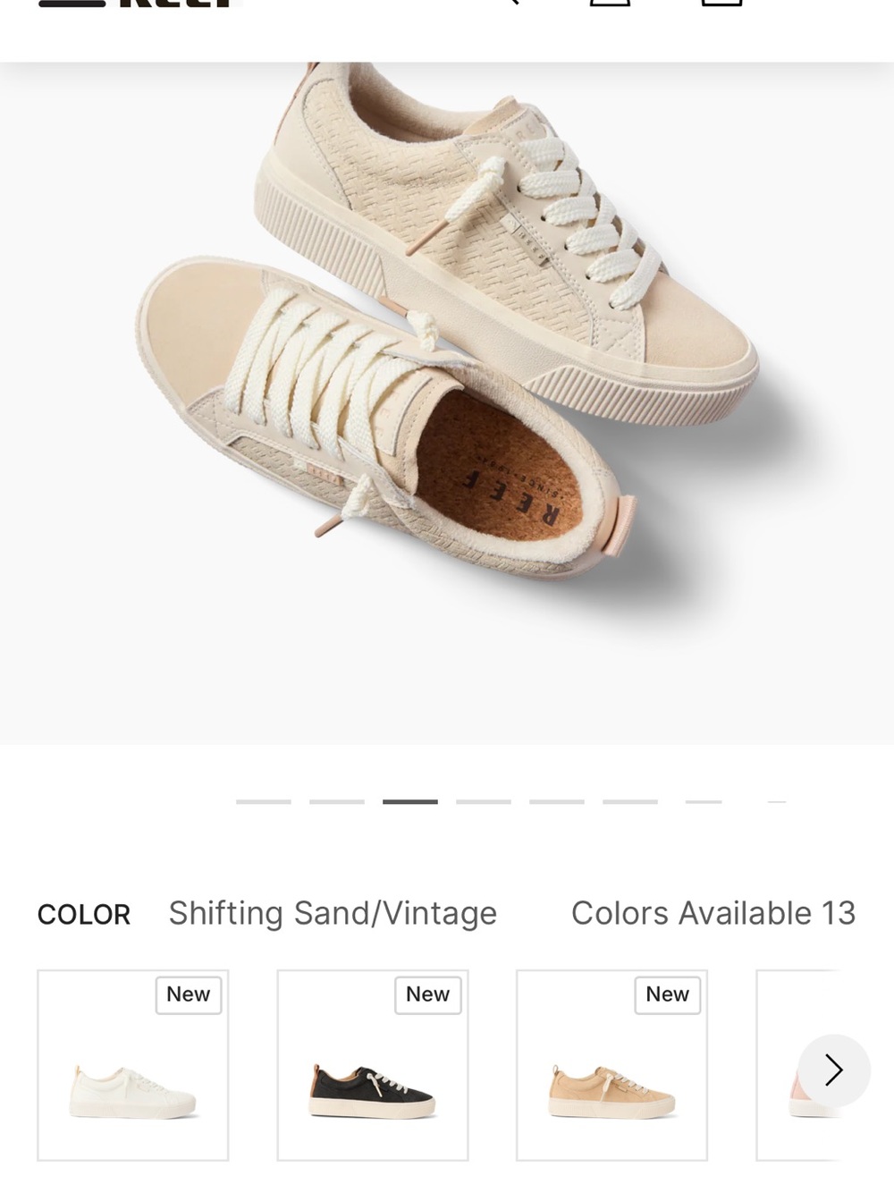 NWOT REEF SUMMER SNEAKERS - Picture 3 of 9